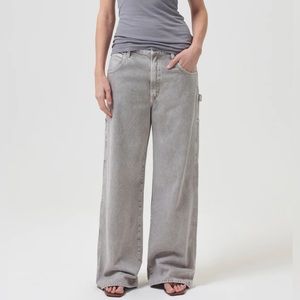 AGOLDE Magda Carpenter Jeans in Drab